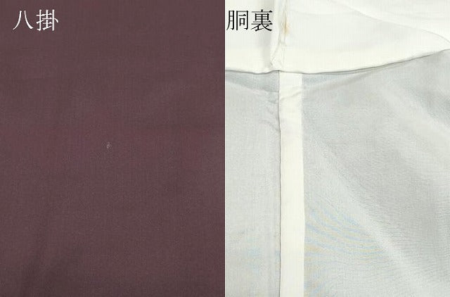平和屋着物●上質な紬　100亀甲　間道　正絹　逸品　CAAZ1021vf