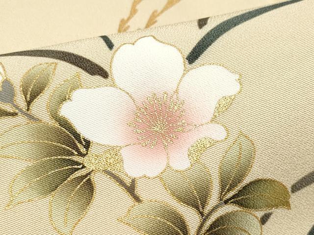 平和屋着物●豪華色留袖　作家物　駒刺繍　屏風鹿草花文　金彩　正絹　逸品　CAAZ1022vf