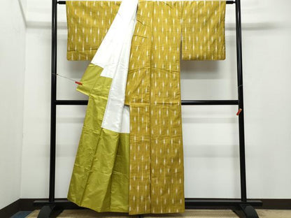 平和屋着物●上質な紬 霞文 正絹 逸品 CAAZ1024vf