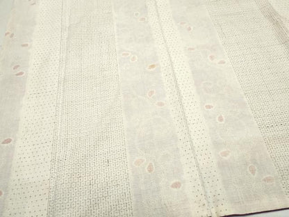 平和屋着物●上質な紬　亀甲唐草文　正絹　逸品　CAAZ1027vf