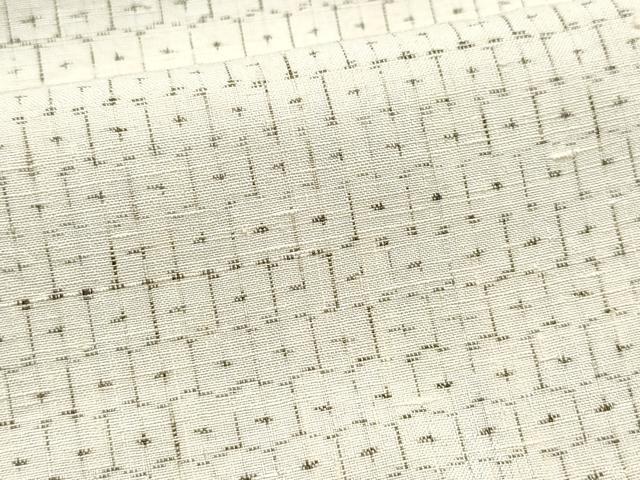 平和屋着物●上質な紬　亀甲唐草文　正絹　逸品　CAAZ1027vf