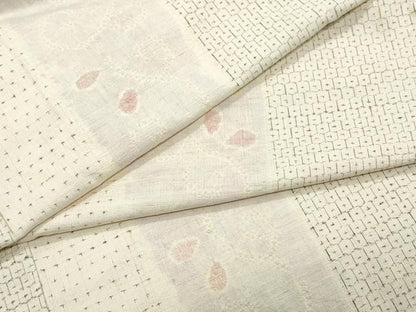 平和屋着物●上質な紬　亀甲唐草文　正絹　逸品　CAAZ1027vf