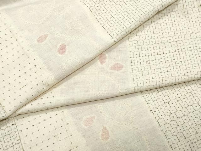 平和屋着物●上質な紬　亀甲唐草文　正絹　逸品　CAAZ1027vf