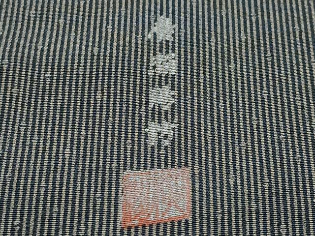平和屋着物●訪問着　江戸小紋　褐返色×白橡色　藍鉄色×白梅鼠色　正絹　逸品　CAAZ1063vf