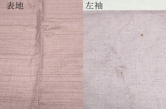 平和屋着物●訪問着 作家物 紬地 籬草花文 金彩 正絹 逸品 CAAZ1081vf
