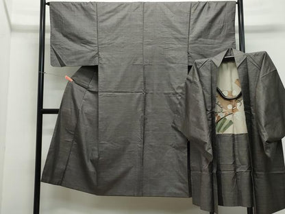 平和屋着物●男性　本場大島紬　アンサンブル　100亀甲　総詰め　正絹　逸品　CAAZ1094vf
