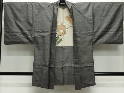 平和屋着物●男性　本場大島紬　アンサンブル　100亀甲　総詰め　正絹　逸品　CAAZ1094vf