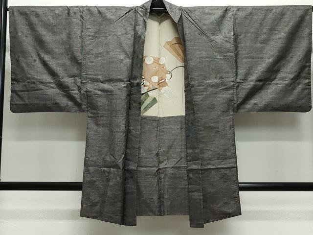 平和屋着物●男性　本場大島紬　アンサンブル　100亀甲　総詰め　正絹　逸品　CAAZ1094vf