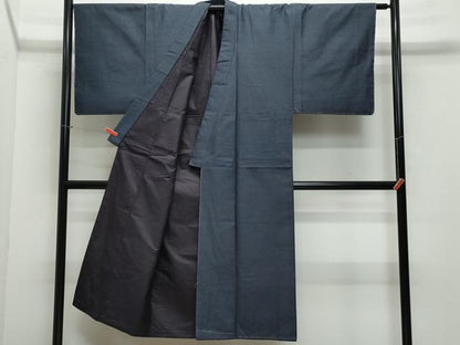 平和屋着物●男性　紬　100亀甲　総詰め　正絹　逸品　CAAZ1106vf