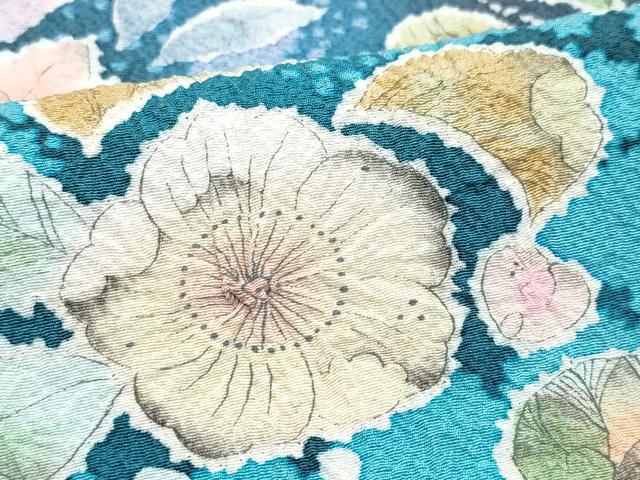平和屋着物●訪問着 作家物 絞り 辻が花 正絹 逸品 CAAZ1116vf