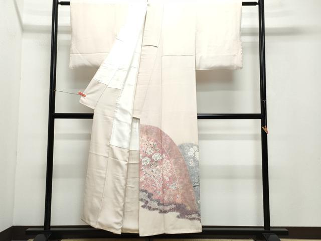 平和屋着物●十日町　名門　滝泰謹製　色留袖　松　辻が花　金彩　正絹　逸品　CAAZ1117vf