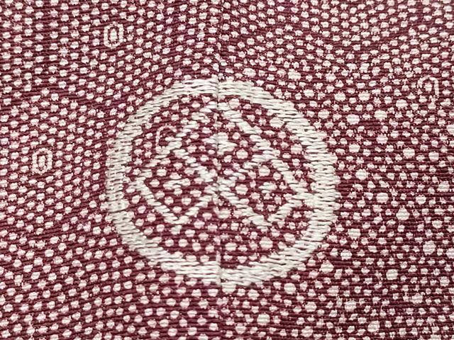 平和屋着物●江戸小紋　雲重ね吉祥文　正絹　逸品　CAAZ1119vf