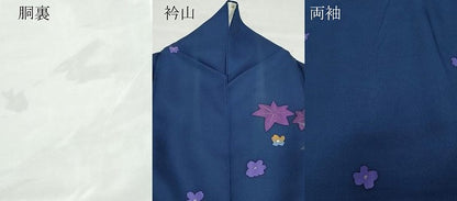 平和屋着物●中嶋まさひろ 蝋彩染作家　訪問着　手描き　草花文　正絹　逸品　CAAZ1133vf
