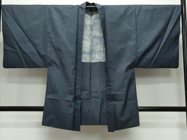 平和屋着物●男性　本場大島紬　アンサンブル　120亀甲　総詰め　正絹　逸品　CAAZ1152vf