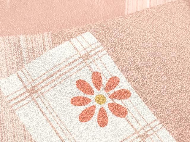 平和屋着物●小振袖　二尺袖　吉祥花文　洗える着物　CAAZ1170vf