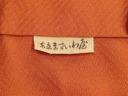 平和屋着物●訪問着　枝垂れ花文　黒地　金彩　ますいわ屋扱い　正絹　逸品　CAAZ1193vf