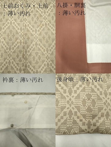 平和屋着物■上質な紬　吉祥文　正絹　逸品　CAAZ1246ou