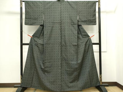 平和屋着物■上質な紬　吉祥文　正絹　逸品　CAAZ1318ou