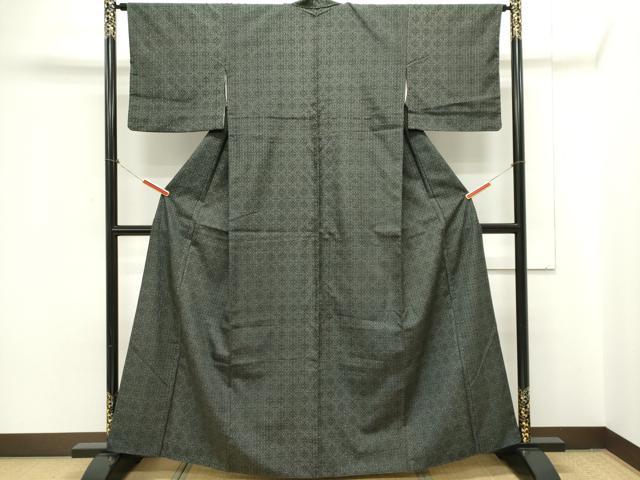 平和屋着物■上質な紬　吉祥文　正絹　逸品　CAAZ1318ou