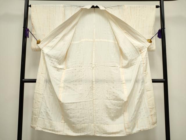平和屋着物■長襦袢　無双仕立て　絞り　抽象文様　正絹　逸品　CAAZ1354ou