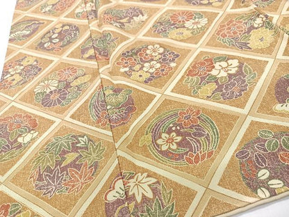 平和屋着物■上質な小紋 花丸文 正絹 逸品 CAAZ1921xe