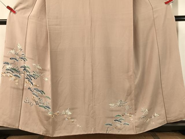 平和屋着物■豪華色留袖　友禅　霞枝松文　正絹　逸品　CAAZ2237vp