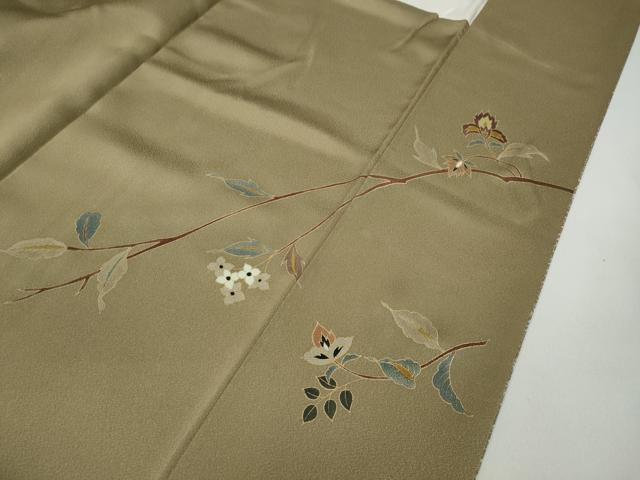 平和屋着物●訪問着　作家物　花鳥文　金彩　正絹　逸品　CAAZ2406ut