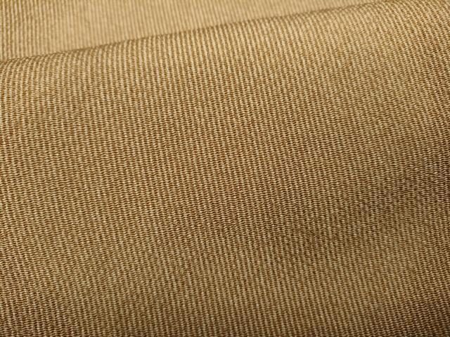 平和屋着物●伝統工芸師　服部光擴　江戸小紋　万筋　黃朽葉色×雄黄色　鬼しぼ縮緬　正絹　逸品　CAAZ2443ut