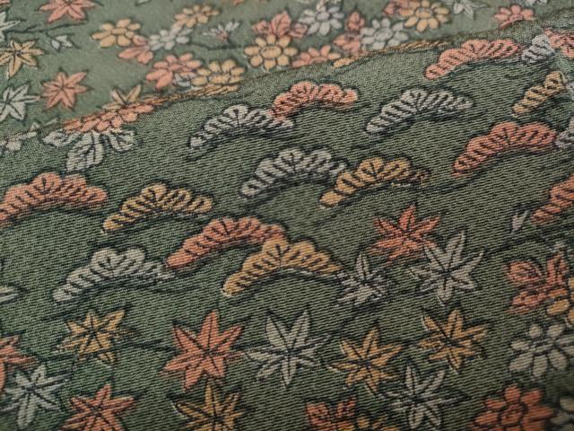 平和屋着物●上質な小紋　草花尽くし　正絹　逸品　未使用　CAAZ2445ut
