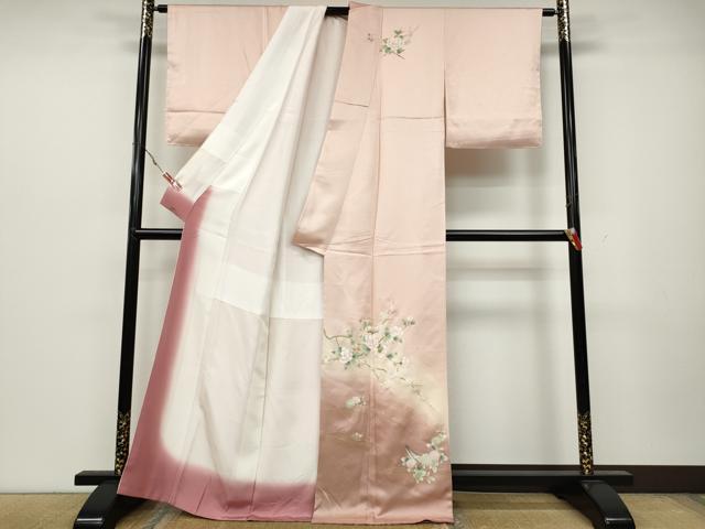 平和屋着物●訪問着 立波舟花文 暈し染め 金彩 正絹 逸品 未使用 CAAZ2462ut