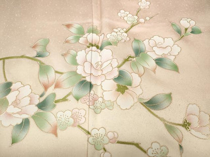 平和屋着物●訪問着 立波舟花文 暈し染め 金彩 正絹 逸品 未使用 CAAZ2462ut