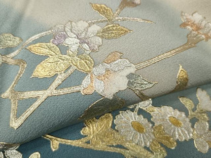 平和屋着物●豪華色留袖 花車文 暈し染め 金銀彩 京都きもの友禅扱い 正絹 逸品 CAAZ2483ut