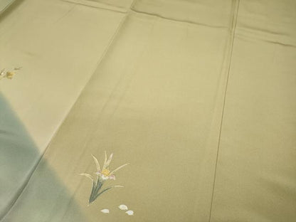 平和屋着物●豪華色留袖 花車文 暈し染め 金銀彩 京都きもの友禅扱い 正絹 逸品 CAAZ2483ut