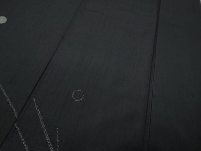 平和屋着物●訪問着 結城紬 100亀甲 露芝文 正絹 逸品 CAAZ2518ut