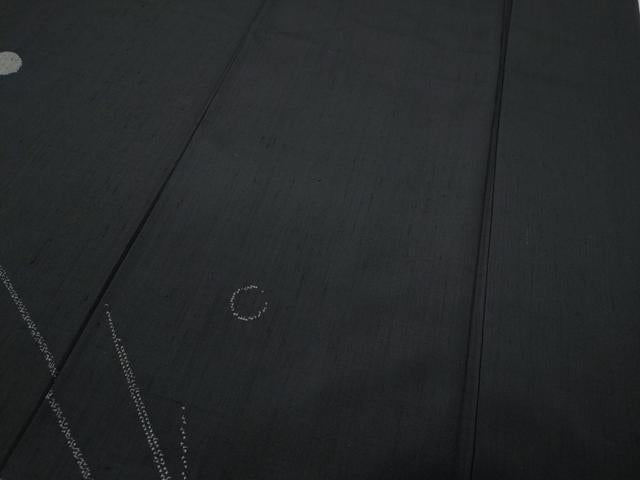 平和屋着物●訪問着 結城紬 100亀甲 露芝文 正絹 逸品 CAAZ2518ut