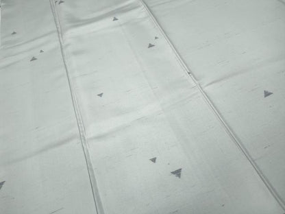 平和屋着物●石川県指定無形文化財 牛首紬 白山工房 手織り 市川純一郎 鱗文 金彩 正絹 逸品 CAAZ2522ut