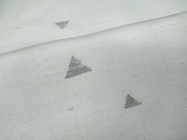 平和屋着物●石川県指定無形文化財 牛首紬 白山工房 手織り 市川純一郎 鱗文 金彩 正絹 逸品 CAAZ2522ut