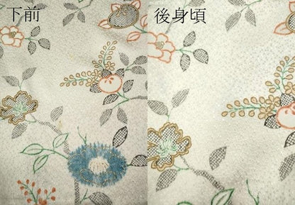 平和屋着物●創業460年・千總 小紋 絞り 枝橘文 金彩 正絹 逸品 CAAZ2532ut
