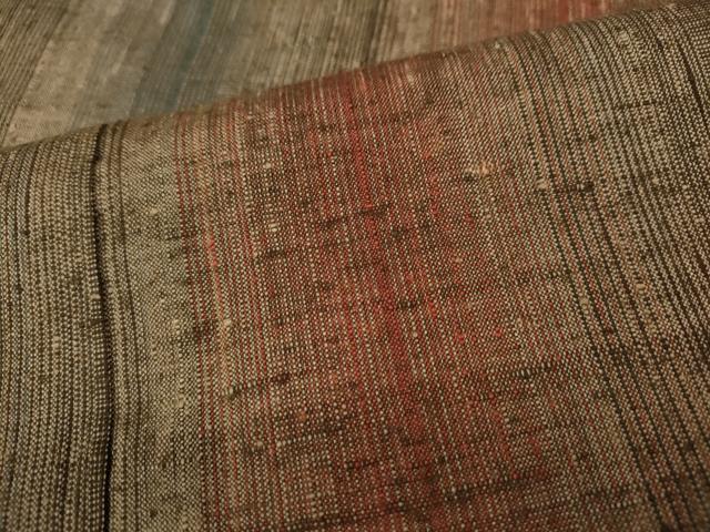 平和屋着物●上質な紬　霞間道　正絹　逸品　CAAZ2545ut