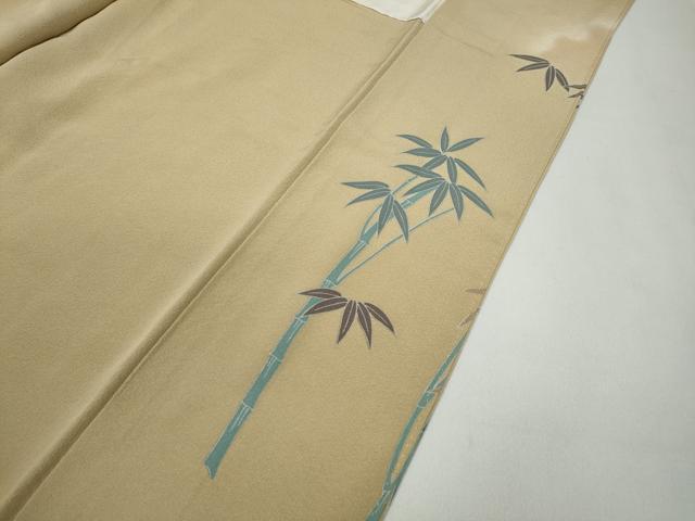 平和屋着物●豪華色留袖　駒刺繍　雪芝草花文　金彩　正絹　逸品　CAAZ2549ut