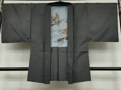 平和屋着物●男性　本場大島紬　アンサンブル　120亀甲　総詰め　正絹　逸品　CAAZ2558ut