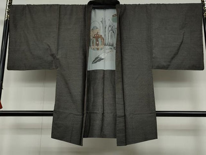 平和屋着物●男性　本場大島紬　アンサンブル　吉祥文　正絹　逸品　CAAZ2560ut