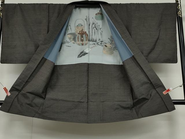 平和屋着物●男性　本場大島紬　アンサンブル　吉祥文　正絹　逸品　CAAZ2560ut