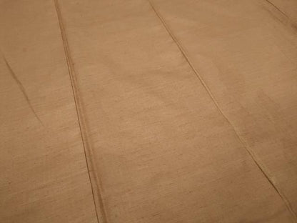 平和屋着物●結城紬 色無地 赤香色 正絹 逸品 CAAZ2565ut