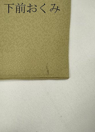 平和屋着物●上質な色無地 吉祥地紋 木蘭色 正絹 逸品 CAAZ2603ut