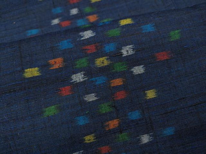 平和屋着物●上質な紬　吉祥間道　正絹　逸品　未使用　CAAZ2611ut