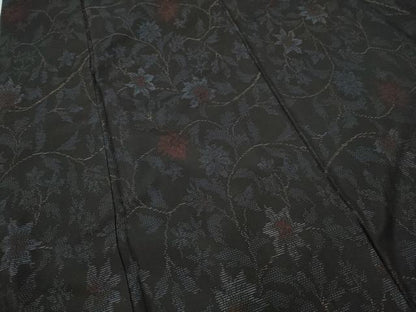 平和屋着物●本場大島紬　蔦の葉花文　やまと誂製　正絹　逸品　CAAZ2707ut