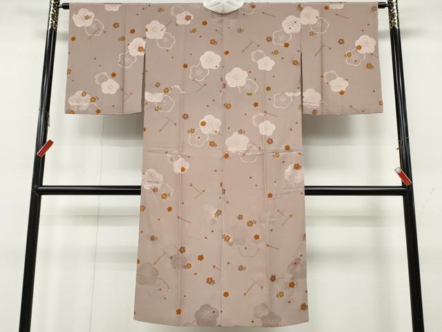 平和屋着物●長襦袢 無双仕立て 簪 舞花文 金彩 正絹 逸品 未使用 CAAZ2710ut