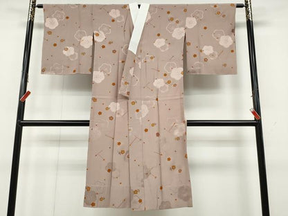 平和屋着物●長襦袢 無双仕立て 簪 舞花文 金彩 正絹 逸品 未使用 CAAZ2710ut