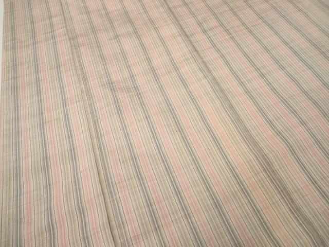 平和屋着物●上質な紬 縞 正絹 逸品 CAAZ2716ut